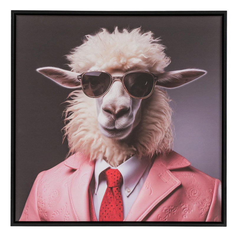Load image into Gallery viewer, Boltze home canvas schaap 50x50x3,5cm
