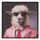 Boltze home canvas schaap 50x50x3,5cm