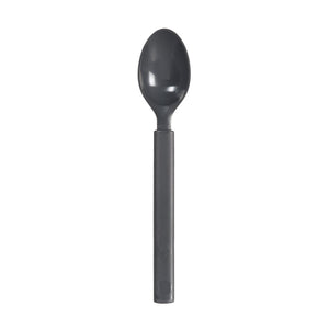 Duni kunststof lepel granite herbruikbaar 17cm doosje a 6 stuks