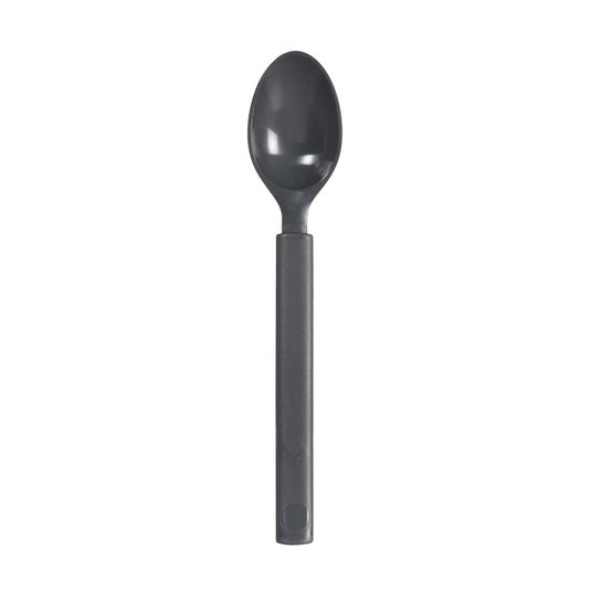 Duni kunststof lepels granite 17cm 6st