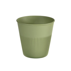 Duni kunststof beker hot stripes green 24cl