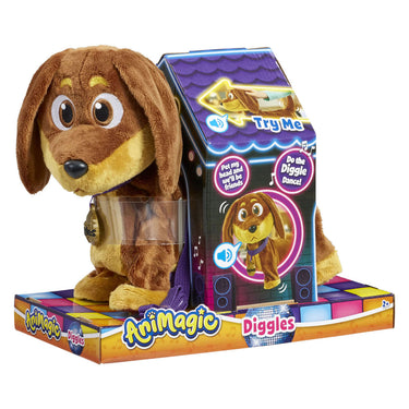 Goliath animagic diggles hond interactieve knuffel