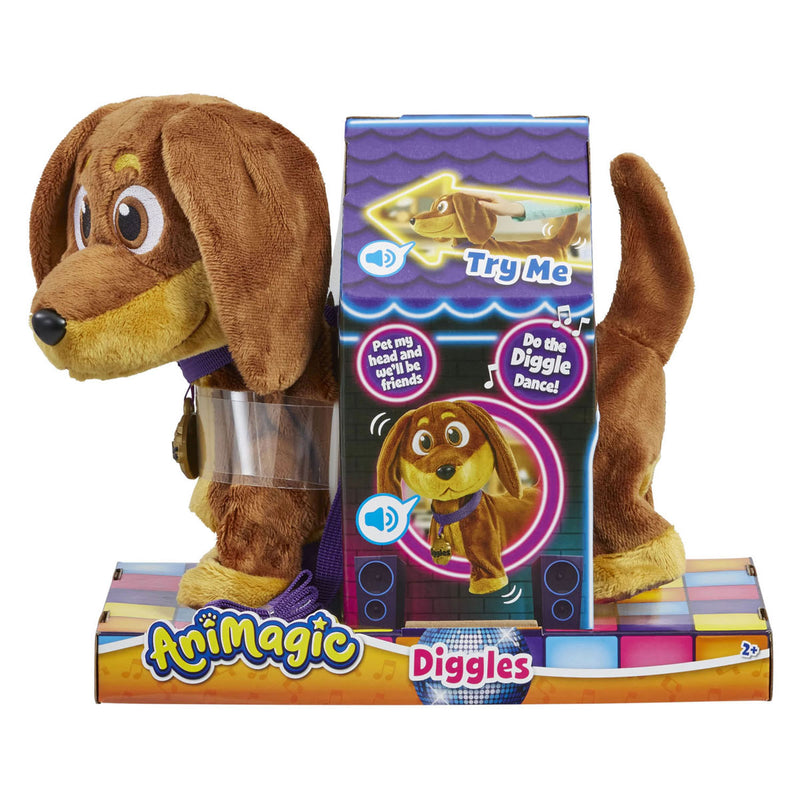 Afbeelding laden in galerijviewer, Goliath animagic diggles hond interactieve knuffel
