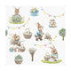 Duni servetten bunny joy 3-laags tissue 33x33cm