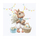 Duni servetten bunny joy 24cm