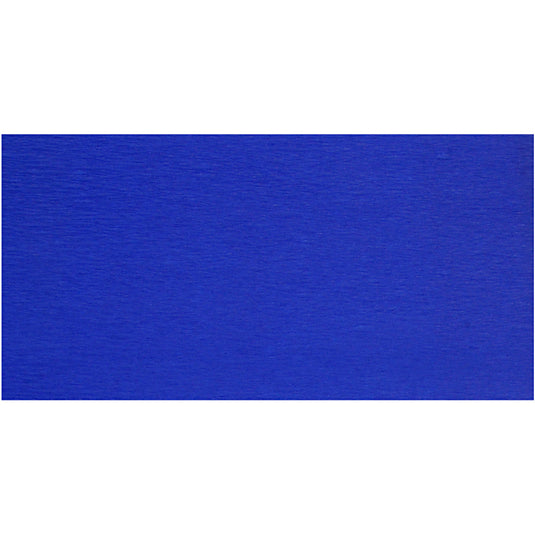 Crepepapier, vel 50x250 cm, blauw, 10 vouw 1 doos