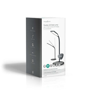 Load image into Gallery viewer, Nedis bureaulamp met draadloze oplader
