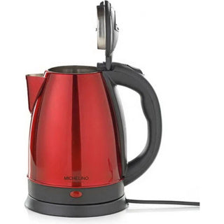 Michelino waterkoker 1.8l 1800w rood zwart
