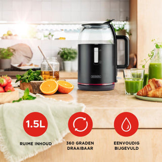 Bourgini waterkoker 1,5l