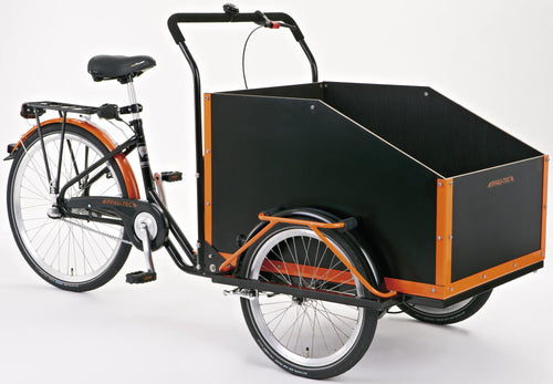 Pfautec transportfiets jumbo (#1) cargo bike pfau-tec jumbo 20 26 3sp black
