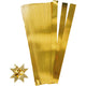 Vlechtstroken, l: 45 cm, b: 15 mm, d 6,5 cm, goud, 100 stroken 1 doos