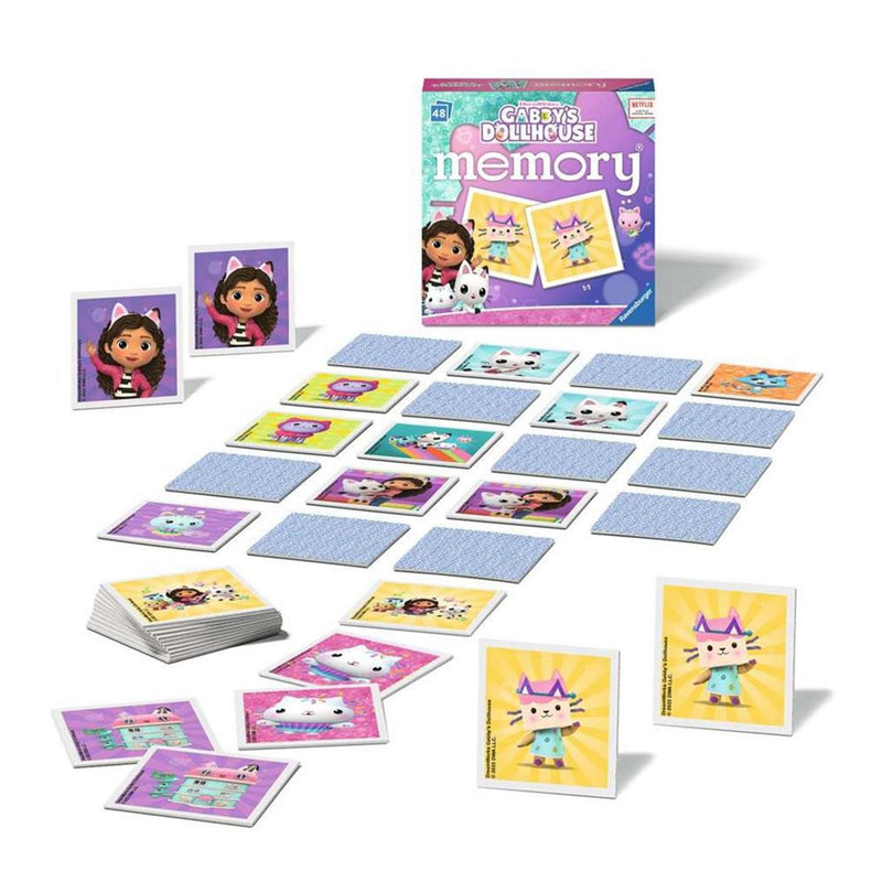 Load image into Gallery viewer, Ravensburger gabby #039;s dollhouse memory 48 kaarten
