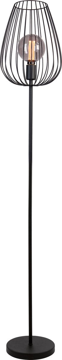 Eglo newtown vloerlamp - e27 - 159,5 cm - zwart