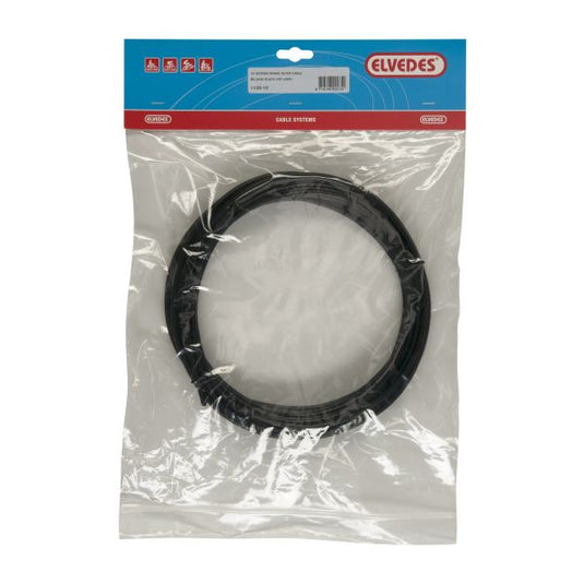 Rem buitenkabel Elvedes zonder voering ø5mm 10 meter - zwart (rol)