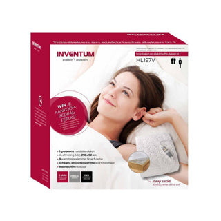 Load image into Gallery viewer, Inventum elektrische onderdeken hl197v 210 x 92cm 60w
