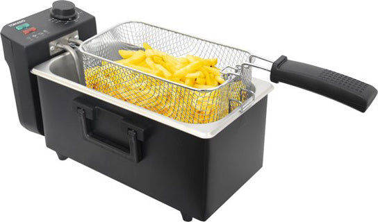 Load image into Gallery viewer, Tomado friteuse 3 liter 2000w zwart
