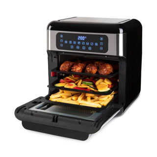 Afbeelding laden in galerijviewer, Inventum gf1200hld mini oven 12l 1500w zwart rvs
