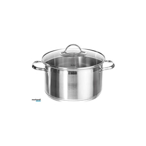 Silit soeppan rvs met glazen deksel ø24cm inductiegeschikt