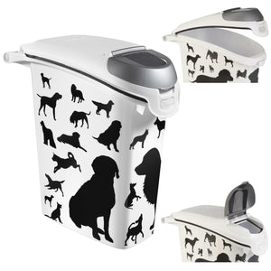 Curver voedselcontainer - silhouette hond - 23 l