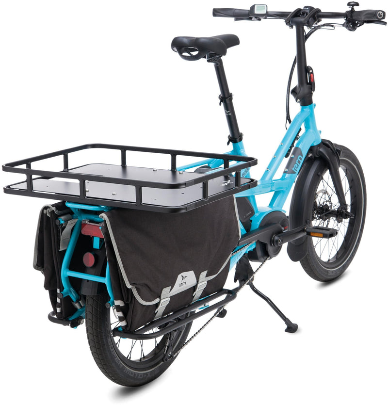 Load image into Gallery viewer, Tern bagagedrager, achterop shortbed tray rear rack shortbed tray alu, bl.
