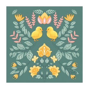 Duni servetten ornament easter 3-laags tissue 24x24cm