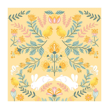 Duni servetten ornament easter 3-laags tissue 33x33cm