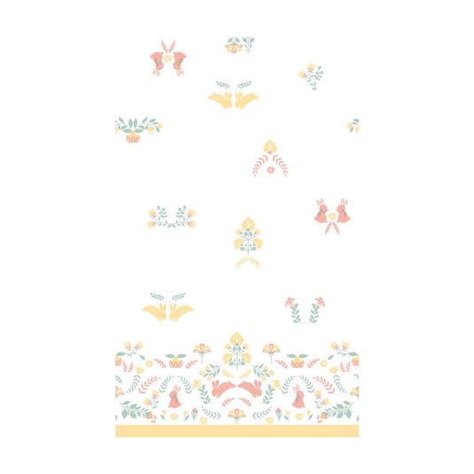 Duni tafellaken ornament easter 138x220c