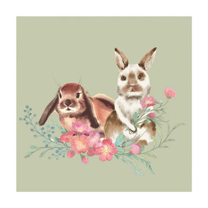 Duni servetten misty easter 3-laags tissue 33x33cm