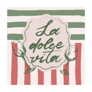 Duni servetten la dolce vita 3-laags tissue 33x33cm