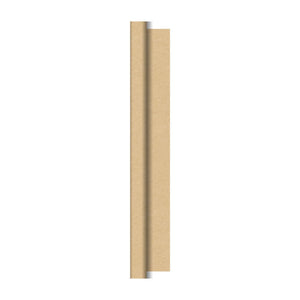 Duni tafellaken op rol natural brown cel 118x500cm