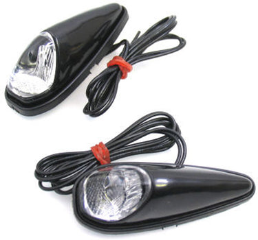 Edge lamp led set plak lamp wit huis zwart
