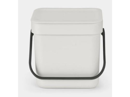 Brabantia sort go afvalbak 3l grijs