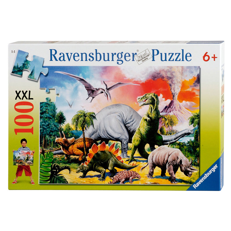 Load image into Gallery viewer, Ravensburger dinosaurus puzzel xxl, 100st
