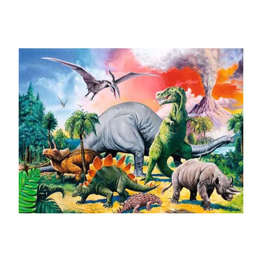Ravensburger tussen de dinosauriërs – xxl puzzel 100 stukjes