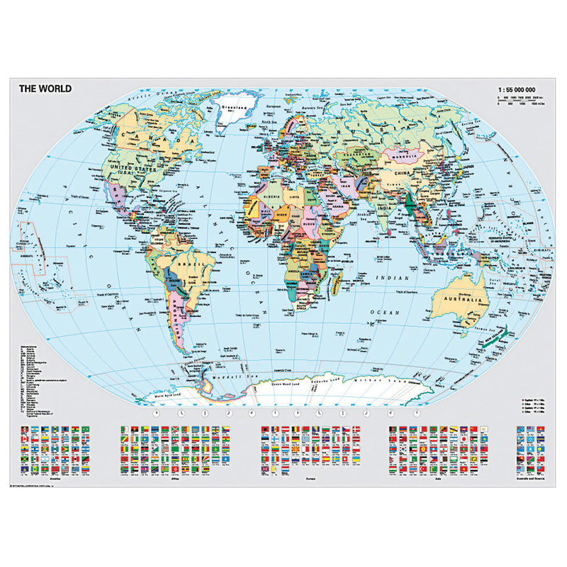 Load image into Gallery viewer, Ravensburger Staatkundige Wereldkaart 1000st.
