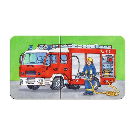 Ravensburger my first puzzles voertuigen 9x2pcs