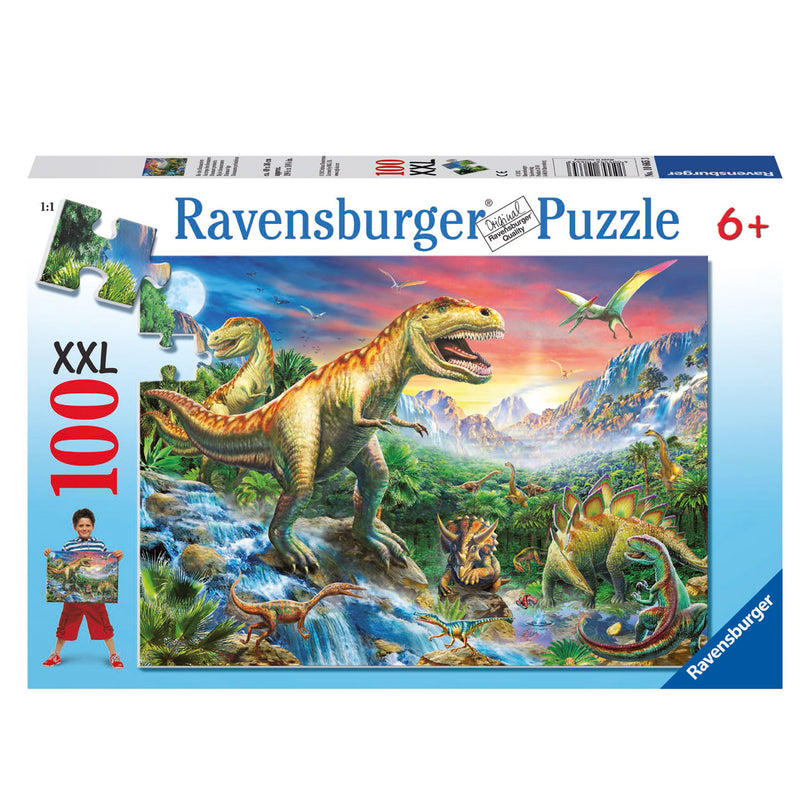 Load image into Gallery viewer, Ravensburger bij de dinosaurussen, 100st. xxl
