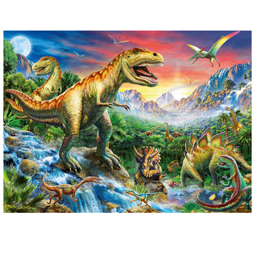 Ravensburger puzzel bij de dinosaurussen - legpuzzel - 100 stukjes