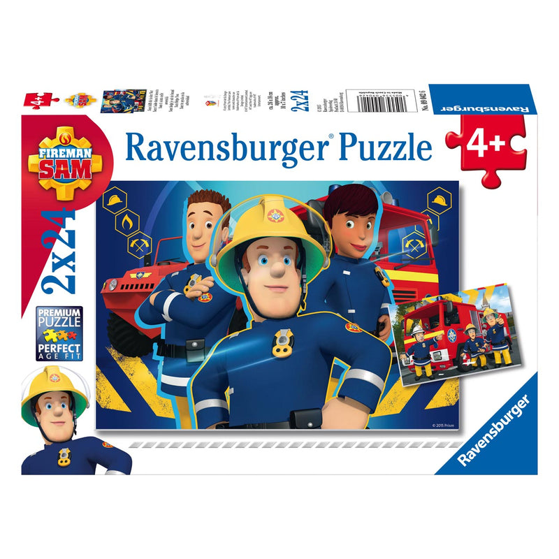 Load image into Gallery viewer, Ravensburger - Sam helpt je uit de Brand 2x24 stuks
