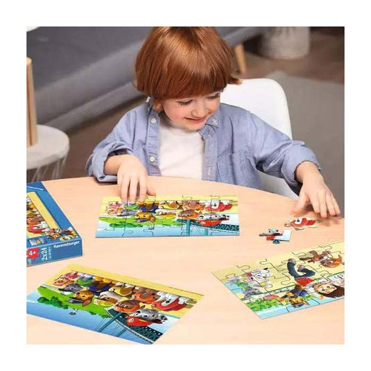 Ravensburger puzzel 2x24st dappere hond