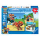 Ravensburger paw patrol puzzel -team op 4 poten, 3x49st.