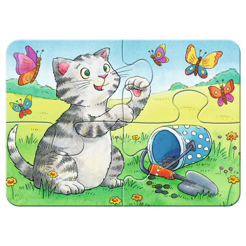 Afbeelding laden in galerijviewer, Ravensburger schattige huisdieren- my first puzzels -2+4+6+8 stukjes - kinderpuzzel
