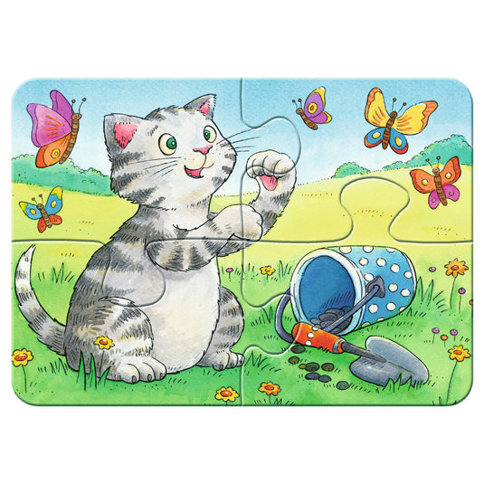 Ravensburger schattige huisdieren- my first puzzels -2+4+6+8 stukjes - kinderpuzzel