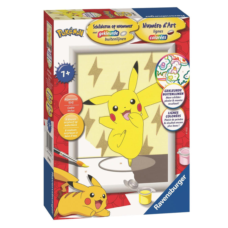 Load image into Gallery viewer, Ravensburger Schilderen op Nummer Pikachu
