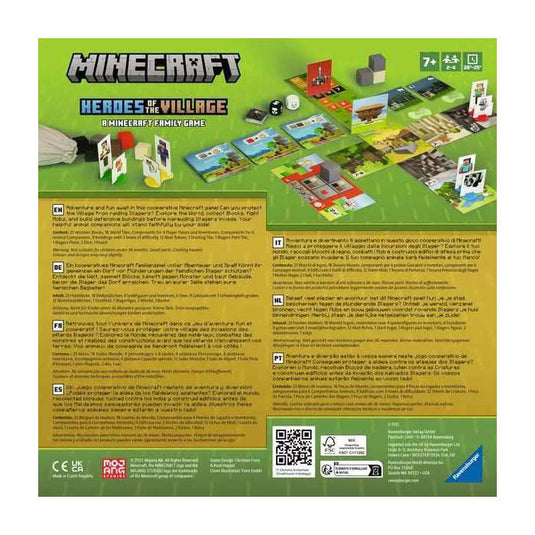 Ravensburger minecraft junior: heroes of the village - bordspel