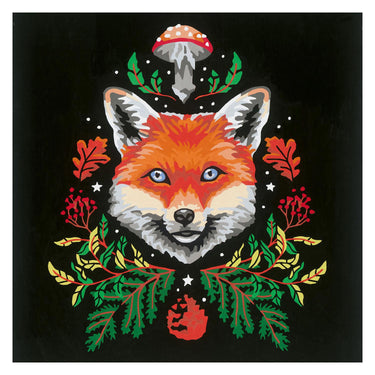 Ravensburger pixie cold edition fox - schilderen op nummer voor volwassenen