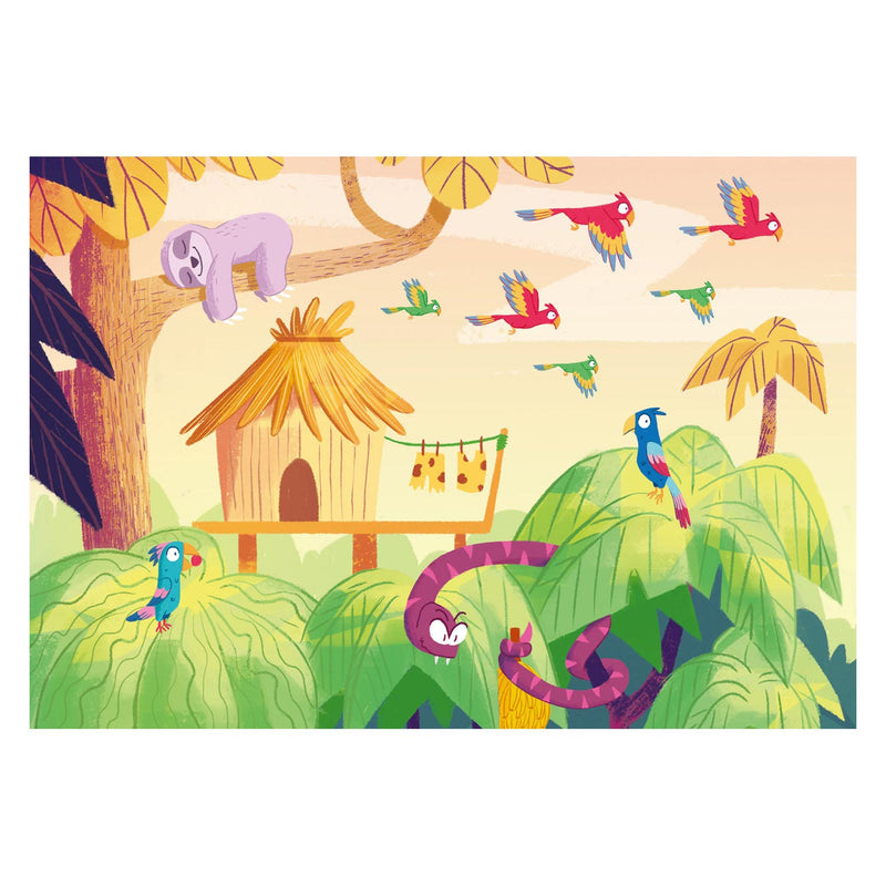 Load image into Gallery viewer, Ravensburger - Puzzle - Jungle Avontuur 2x24 stuks
