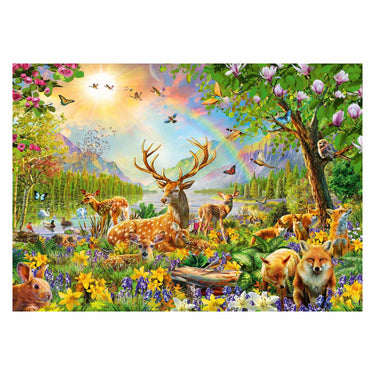 Ravensburger puzzel mooie hertenfamilie - legpuzzel - 200 xxl stukjes