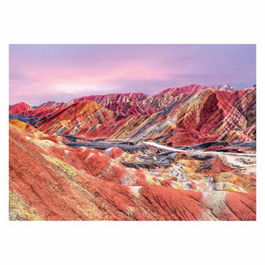 Ravensburger puzzel regenboogbergen, china, 1000st.