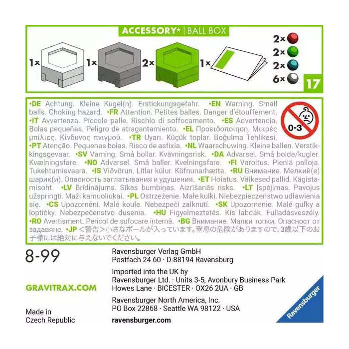 ギャラリービューアに画像をロードする, Ravensburger gravitrax accessory ball box
